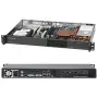 Supermicro - SuperChassis 510-203B (negro) - montaje en rack 1U - micro ATX 200 W negro