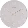 NeXtime 3096WI - Reloj de pared - Reloj de cuarzo - Redondo - Blanco - Madera - Madera