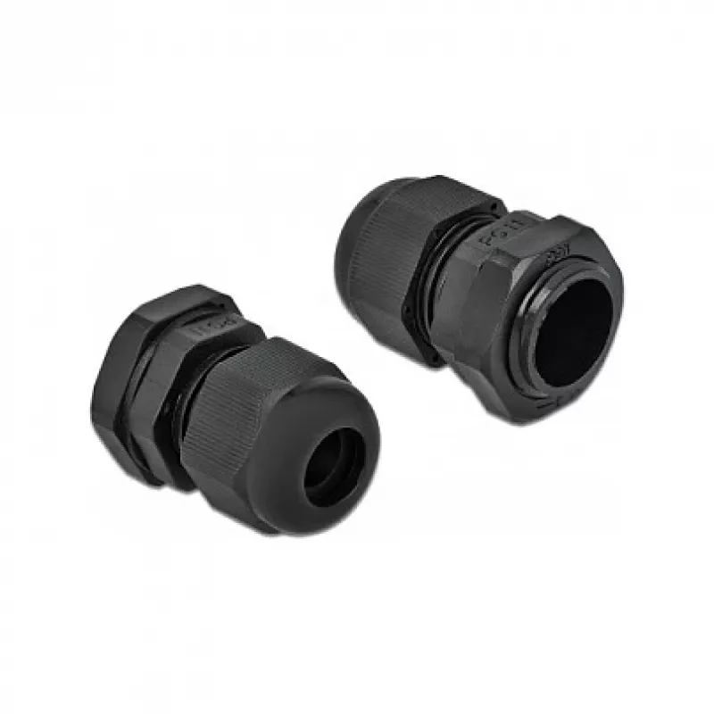 Prensaestopas DeLOCK 60196 negro plástico 10 uds.