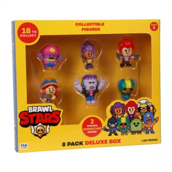 Brawl Stars S2 figuras - pack de 8 caja Deluxe VER.A