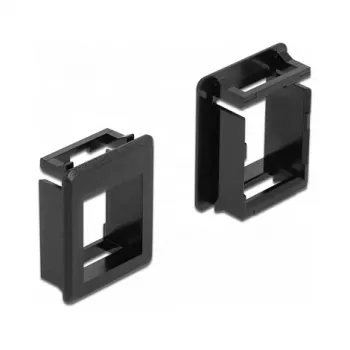Set de montaje DeLOCK 86761 negro plástico