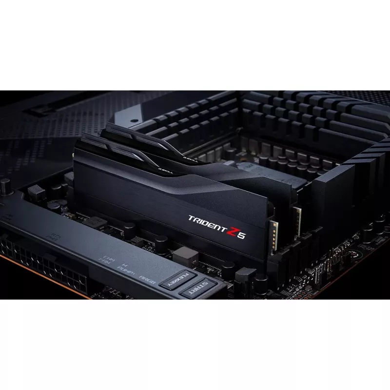 DIMM 48 GB DDR5-8200 (2x 24 GB) Dual-Kit, memoria RAM negra, F5-8200J4052F24GX2-TZ5K, Trident Z5, INTEL XMP
