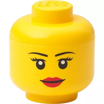 Storage-Head-Mini de Room Copenhagen – recipiente de almacenamiento compatible con LEGO 40331725, diseño Copenhagen Girl