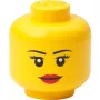 Storage-Head-Mini de Room Copenhagen – recipiente de almacenamiento compatible con LEGO 40331725, diseño Copenhagen Girl
