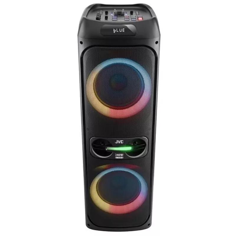 Altavoz de fiesta portátil JVC XS-EP624B — negro, a batería, Bluetooth