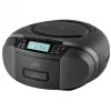 Reproductor de radio JVC RC-E444B negro con reproductor de CD y sintonizador FM