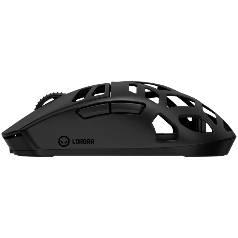 LORGAR MSE90W, aleación de magnesio ratón gaming inalámbrico Elite, negro
