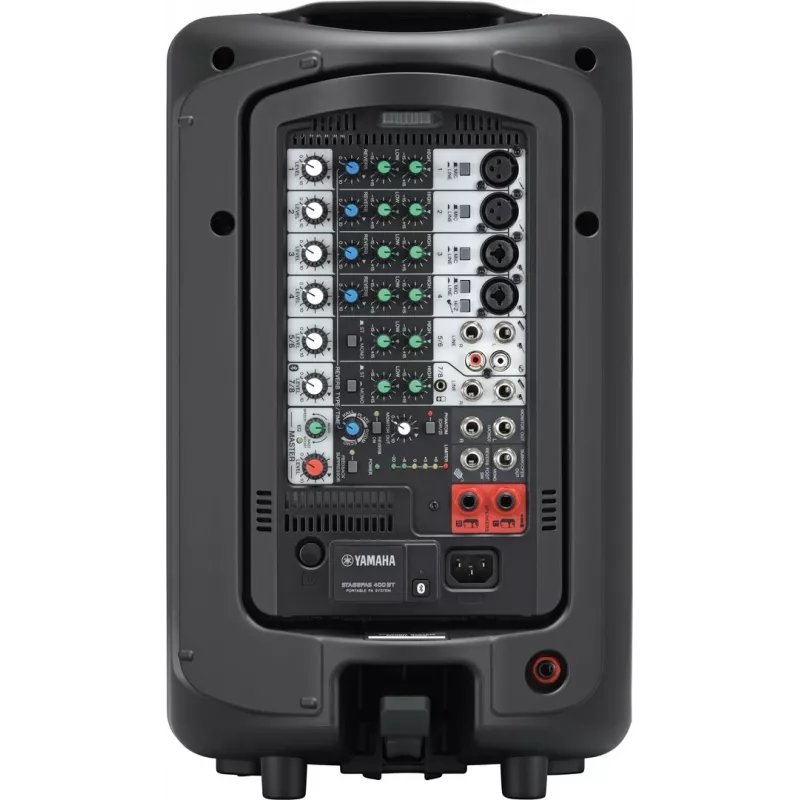 Yamaha STAGEPAS 400BT sistema PA portátil, mezclador de 8 canales, amplificador de potencia integrado