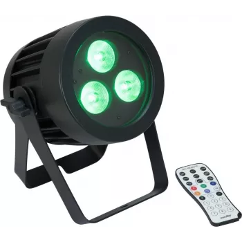Foco PAR LED EUROLITE 3x9W SCL Spot, luminaria LED RGBW 3x9W para escenario y eventos
