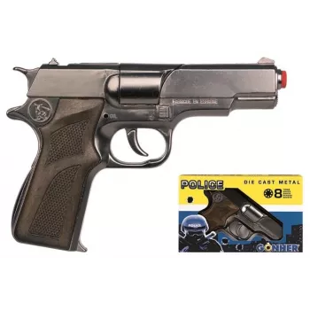 Pistola de policía de metal Pulio GONHER 125/0 155125/0 — pistola de juguete de metal, Modelo 125/0