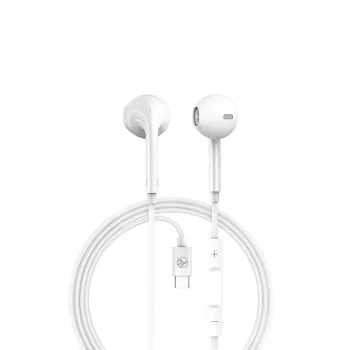 Auriculares in-ear Tellur Basic Urbs Type-C blanco