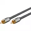 Goobay 65296. Conexión 1: RCA, conector 1 sexo: macho, conexión 2: RCA, conector 2 sexo: macho, material del cable: cobre,