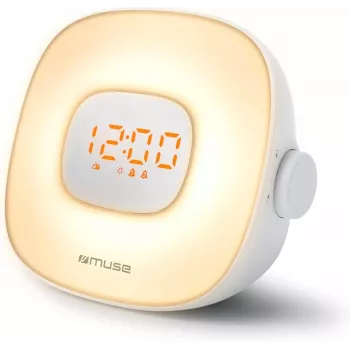 Radio personal Muse ML-198 CR Sintonizador FM Auto-Scan Pantalla LED