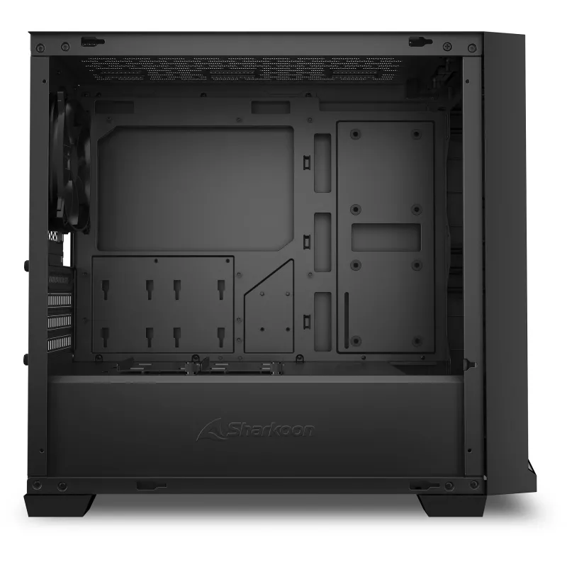 Caja de PC Sharkoon J1000 ARGB mATX — caja Mid-Tower Micro-ATX con iluminación ARGB