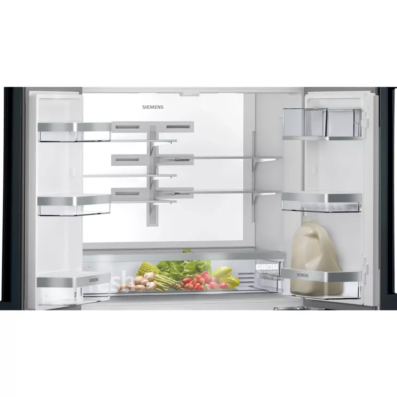 Frigorífico side-by-side Siemens KF96RSBEA independiente 572 L Negro