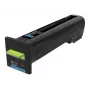 Tóner Lexmark PB tóner cian 8K CS820 CX82x 72K20C0
