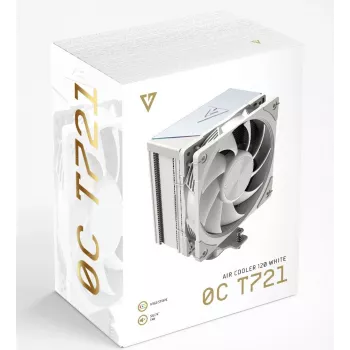 MODECOM Volcano 0C T721 disipador de CPU por aire 12 cm blanco