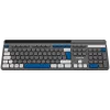 Teclado inalámbrico CANYON HKB-W03 gris – diseño compacto, funciona con pilas AAA, modelo CNS-HKBW03DG