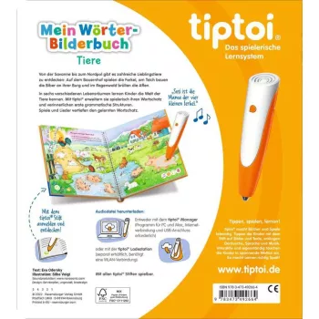 tiptoi Mein Wörter-Bilderbuch: Tiere, libro educativo
