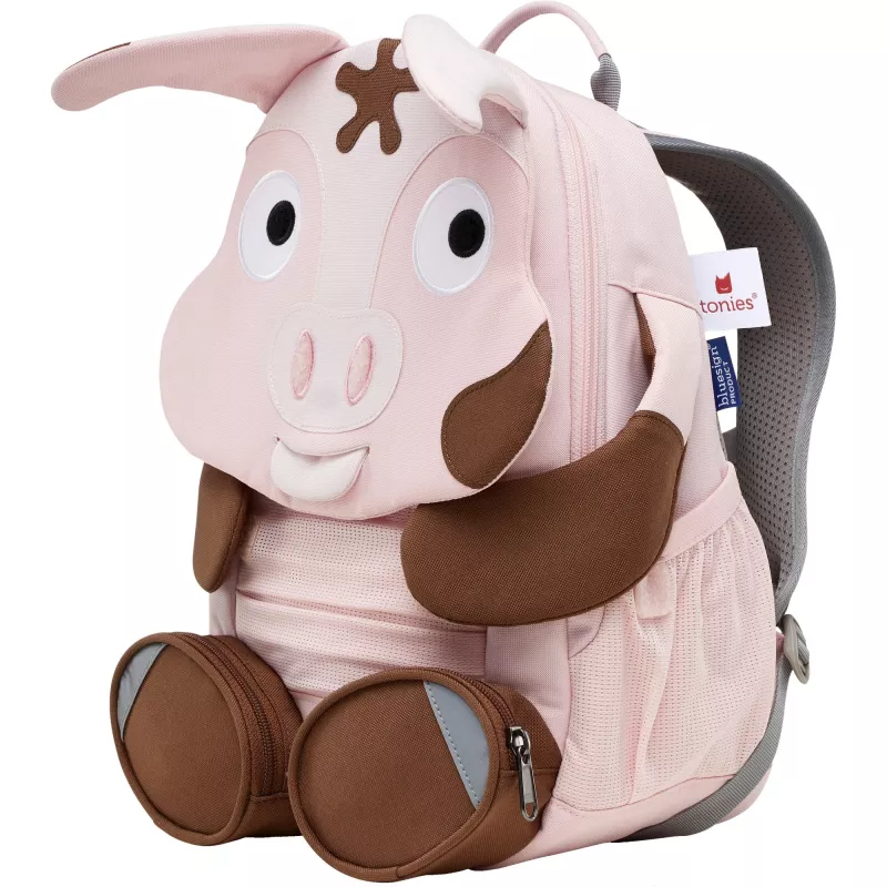Mochila Affenzahn Big Friend Tonie Pig rosa/marrón — mochila infantil, talla pequeña