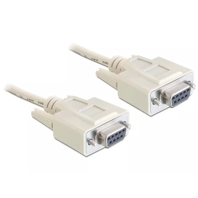Cable serie DeLOCK 84250 Gris 5m Sub-D9