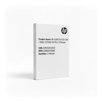 Portátil HP 250RG10 5-120U CW8S6ET#ABD, 39,6 cm (15,6 pulgadas) 1920x1080, Intel Core 5 120U, 512GB SSD, Intel Graphics, HDMI, USB-C, plateado, sin sistema operativo