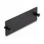 Tapa ciega de fibra óptica DeLOCK negra 109 mm metal