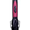 Rizador de pelo Esperanza PENELOPE – barra cerámica recta de 32 mm, máx. 180 °C, 45 W, 230 V, cable de 1,7 m, negro/rosa