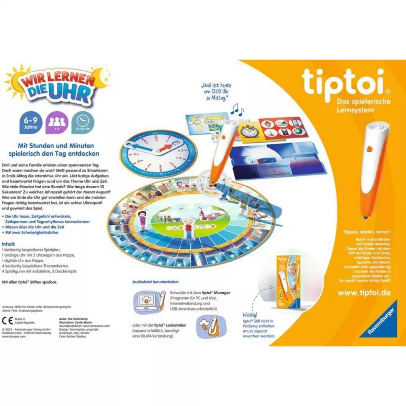 tiptoi 00126 juego de mesa 15 min juego educativo