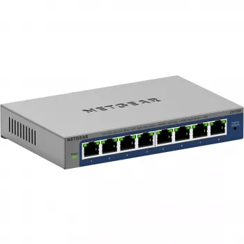 NETGEAR GS108Ev4 No gestionado L2/L3 Gigabit Ethernet (10/100/1000) Gris