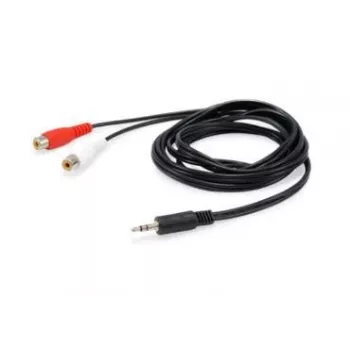 Equip 147093 cable de audio 250 m 2 x RCA 3,5 mm negro