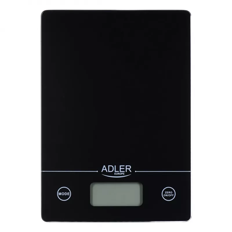 Adler AD 3138 b Báscula de cocina mecánica Negra Encimera Rectangular