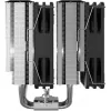Disipador de CPU por aire Silentware Titan Performance de doble torre, 265W TDP, 2 ventiladores PWM de 120mm, compatible con AM5/LGA1700