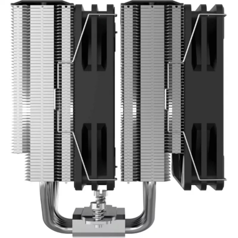 Disipador de CPU por aire Silentware Titan Performance de doble torre, 265W TDP, 2 ventiladores PWM de 120mm, compatible con AM5/LGA1700