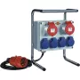 Alargador de corriente Brennenstuhl 1153750 2 m 6 tomas AC negro azul rojo plata