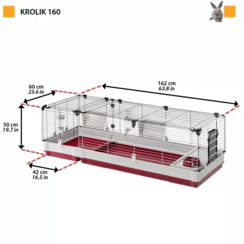 FERPLAST Krolik 160 - Jaula