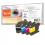 Peach 319370 Cartucho de tinta 4 uds. compatible Negro, Cian, Magenta, Amarillo