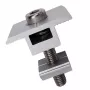 Soporte central, aluminio, 30 mm