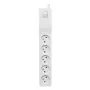 Protector de sobretensión LESTAR ZX 510 G-A K.:SZ 1.5M blanco 5 tomas de corriente AC