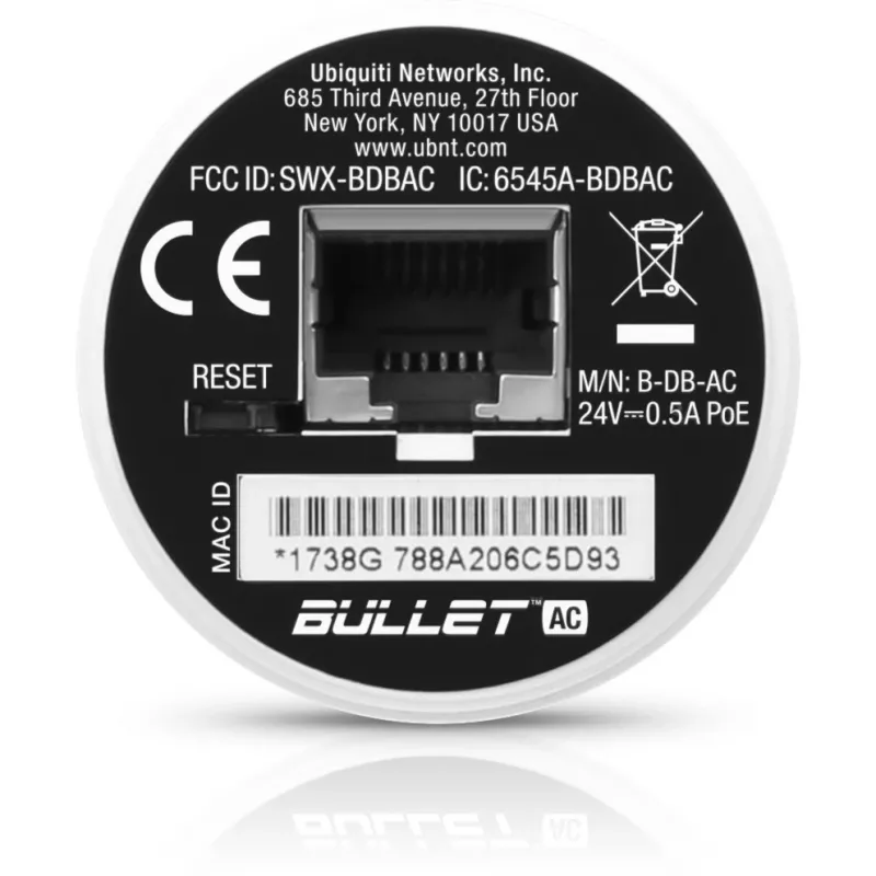 Punto de acceso inalámbrico Ubiquiti B-DB-AC 2,4 GHz 5 GHz