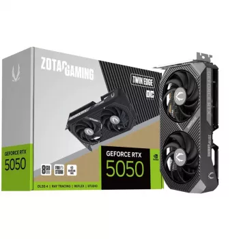 ZOTAC GAMING GeForce RTX 5050 Twin Edge OC 8GB GDDR6 Tarjeta gráfica