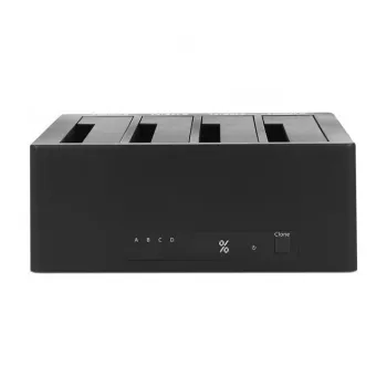 Estación de acoplamiento Delock USB 3.0 para 4 x SATA HDD / SSD con función de clonación (64063)