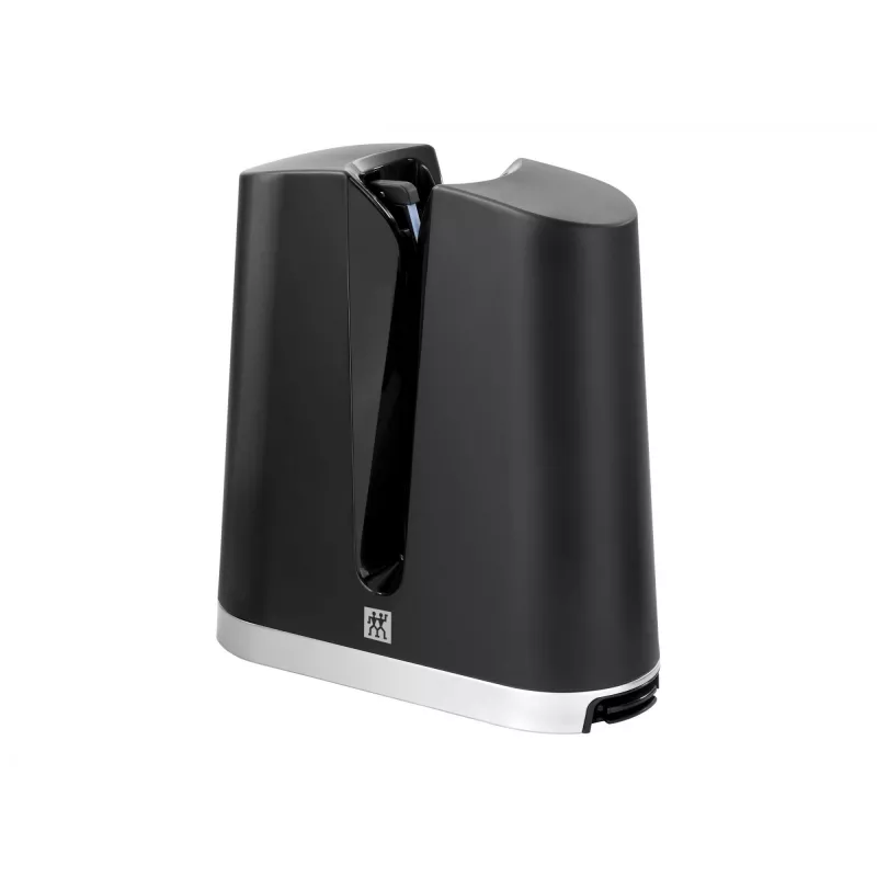 Afilador de cuchillos ZWILLING V-Edge Pull Through, negro, diseño compacto de extracción