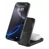 Belkin UltraCharge soporte de carga inalámbrica plegable 2 en 1 Qi2 de 25 W, negro (WIZ038KQBK)