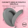 Razer Kraken Kitty V2 RZ04-04730200-R3M1 auriculares gaming con cable, USB-A, micrófono, drivers de 40 mm, Quartz Pink