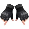 Extralink Guantes tácticos de combate militares sin dedos Survival talla L mil-693