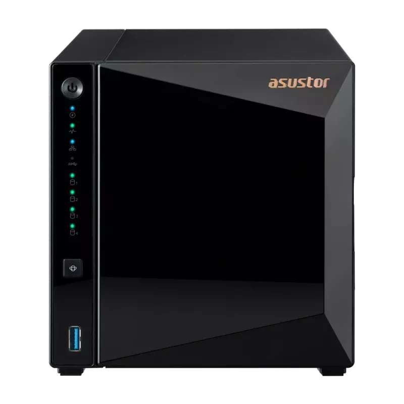 Asustor DRIVESTOR 4 Pro Gen2 AS3304T V2 NAS Realtek RTD1619B 2 GB DDR4 ADM Negro