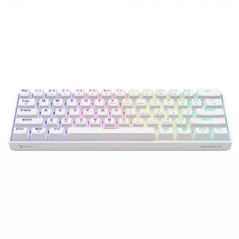 Teclado mecánico Whiteout X2, Brown Outemu, Hot Swap Savio Savgk-whit