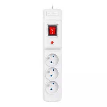 Regleta de enchufes ARMAC MULTI M3 PROTECTING POWER STRIP, 3 tomas, cable de 3 m, gris