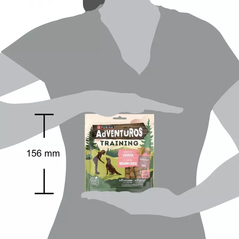 PURINA Adventuros Training Salmón - snacks para perros - 40 g